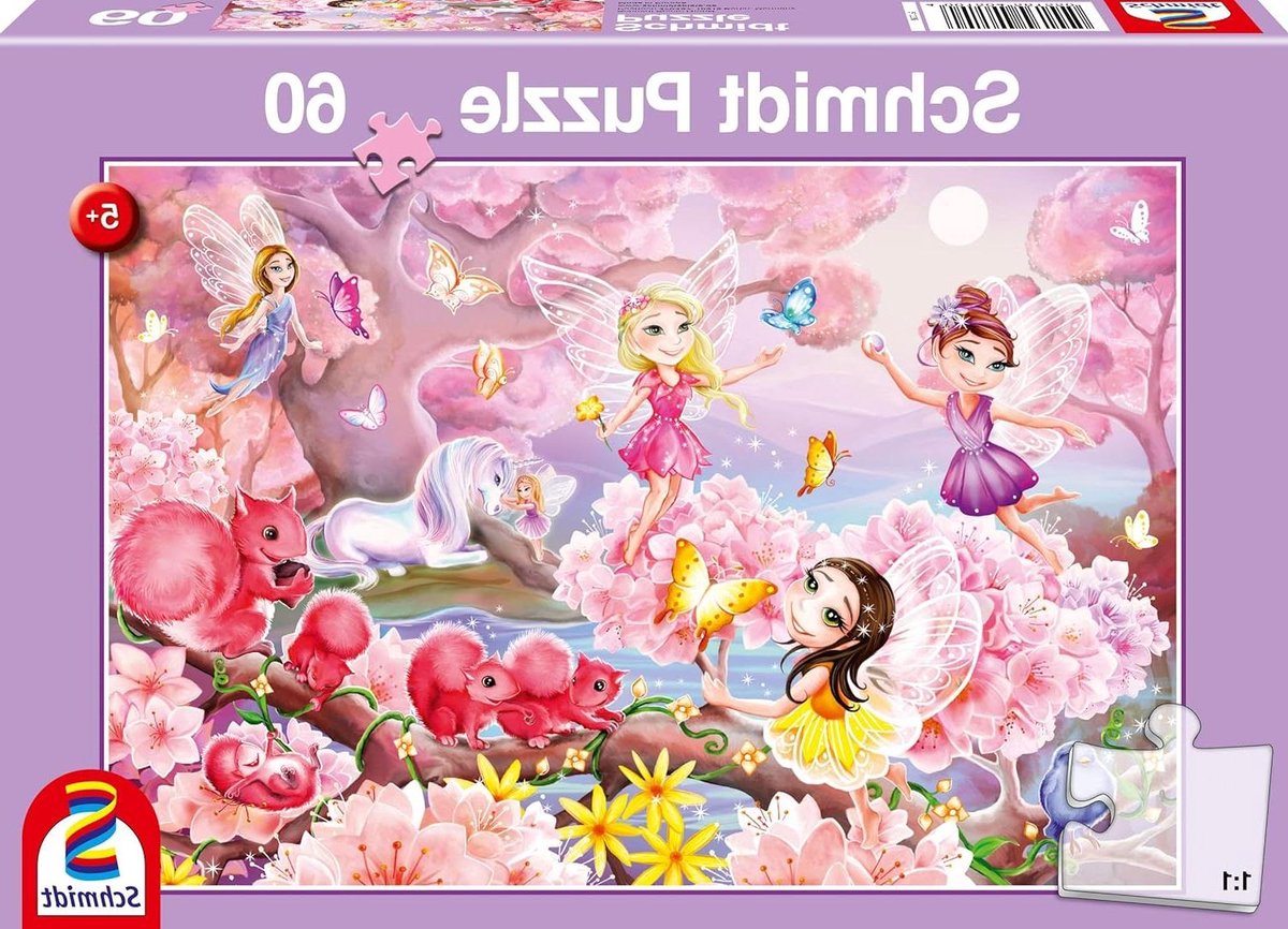 Dansende Feeën Puzzel - Kinderpuzzel 60 stukjes - Creatief Spelen - Hoge Kwaliteit - 60 Stukjes - Multicolor