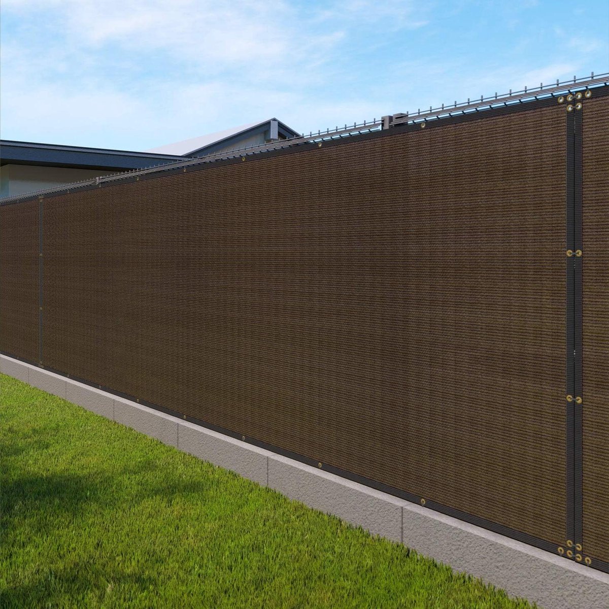 Privacy Scherm Hek - Windscherm Tuin - Meer Privacy Creëren - 90% UV Bescherming - 4 x 25 voet