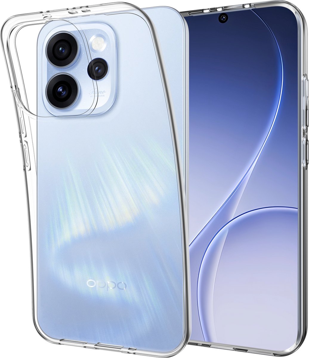 Just in Case Soft Design OPPO Reno15 Back Cover Transparant