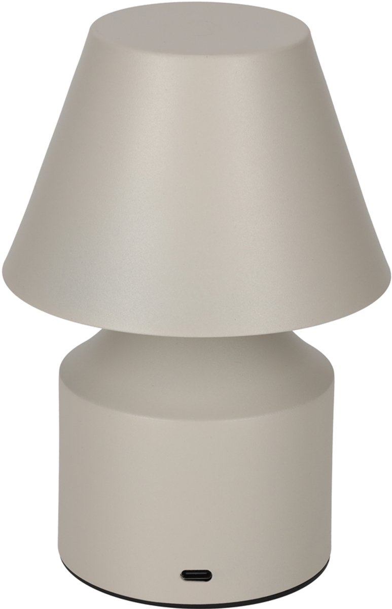 JENS Living Oplaadbare LED Tafellamp Gijs Wit met Dimbare Lichtstanden