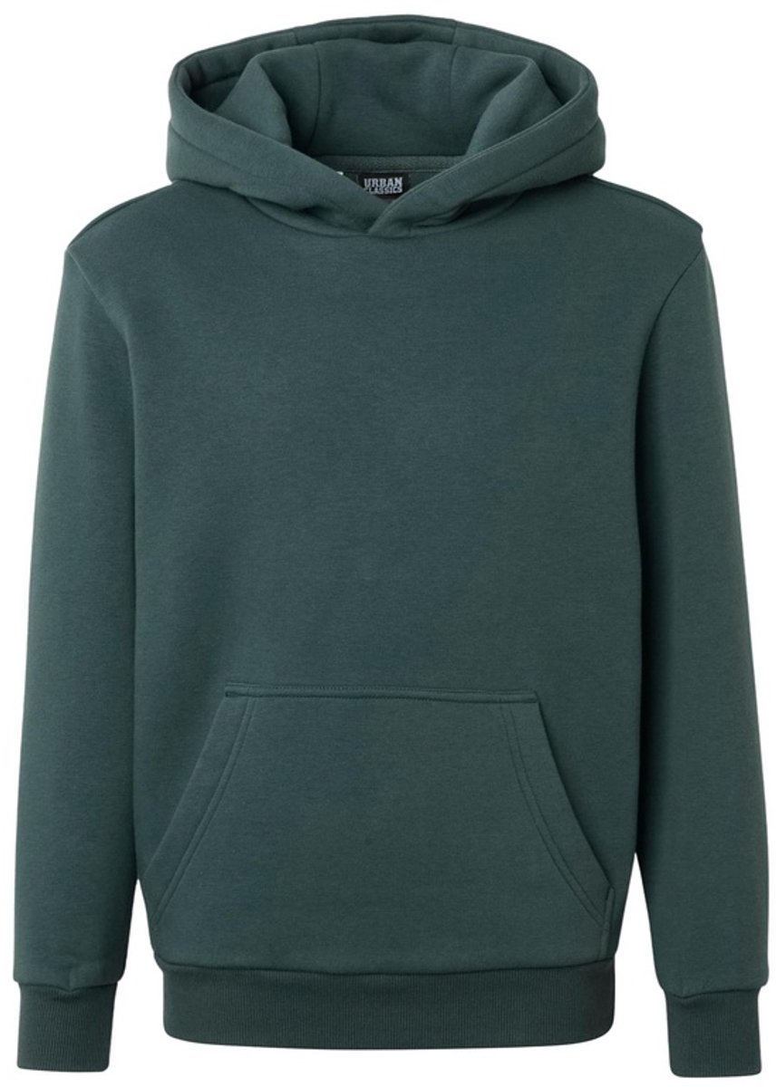 Urban Classics Fluffy Kinder hoodie/trui Kids 122/128 Donkergroen