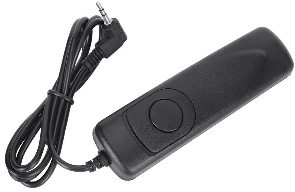 ONF3 - Trillingsbestendige Camera Ontspanknop - Afstandsbediening Kabel Trigger 100cm - Duurzaam en Betrouwbaar - Geschikt voor Canon 500D 450D ...