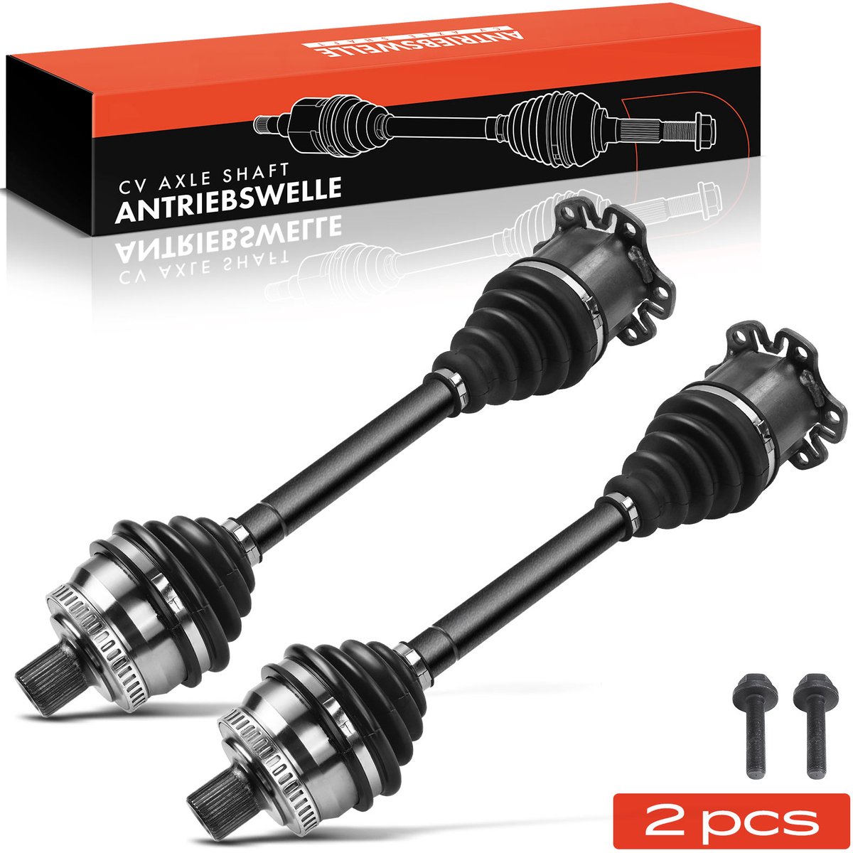 Frankberg 2x Aandrijfas Vooras voor Audi A6 4B2 Avant 4B5