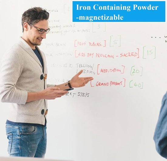 12 Stuks Droog Uitwisbare Stickers – Herbruikbare Whiteboard Notities Voor Op De Koelkast, Spiegel Of Deur (4x4 Inch)