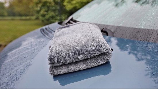 CARBON COLLECTIVE - PRO - Serviette de Séchage Torsadée Onyx - Chiffon de Séchage - 1100GSM - 50x80cm