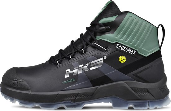 Werkschoen Bionik Data unisex S3 maat 44 hoog model zwart / blauw