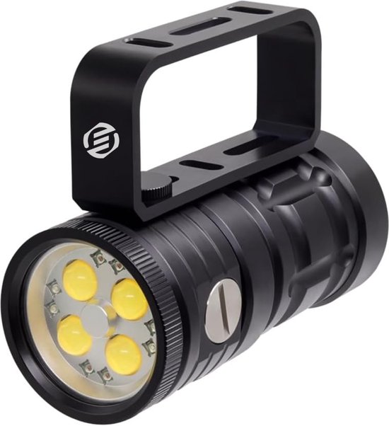 Onderwatercamera, 4K 65MP SOS Zaklamp 2500mAh Waterdichte Camera voor Duiken (BLACK