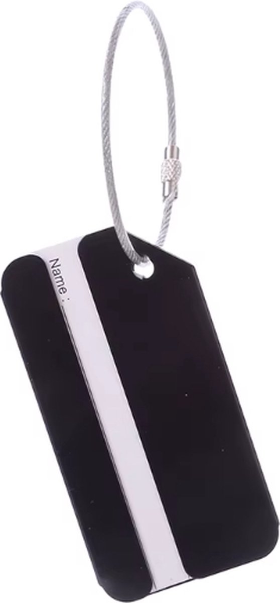 Actie4you® - Bagage label - Kofferlabel - Reizen met het vliegtuig – Bagagelabel – Naamlabel – Zwart