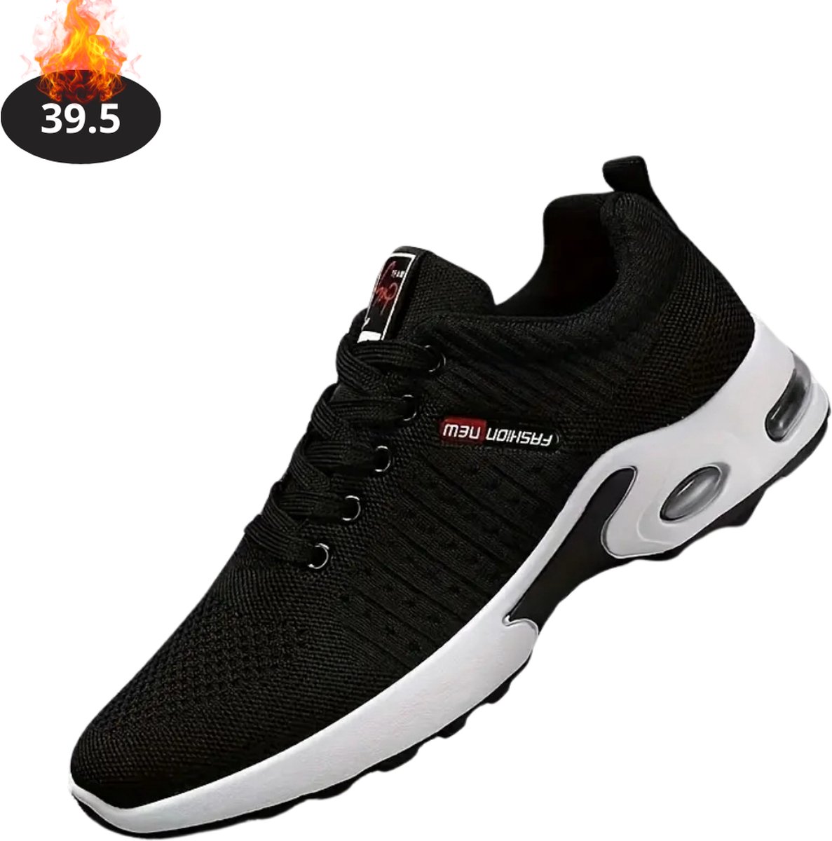 Nivard Schoenen Heren Sneakers Comfortabel Sportief Casual Volwassen Zwart