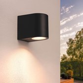 Ledvion - LED Wandlamp Vesta - Zwart - GU10 - IP54