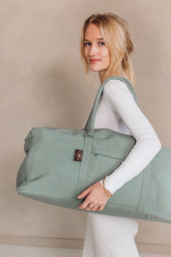 Luxe yogatas hummer asgroen - Lotus van Merkloos — afbeelding 5