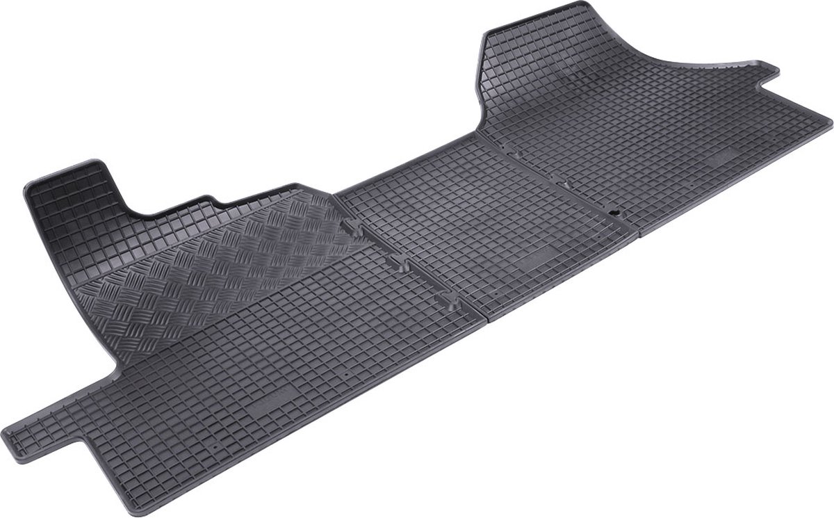 Automatten voor Citroën Jumper (2006-2014), Fiat Ducato (2006-2014), Fiat Ducato (vanaf 2022), Opel Movano C (vanaf 2021), Peugeot Boxer (2006-2014) - 3-delig - Rubber