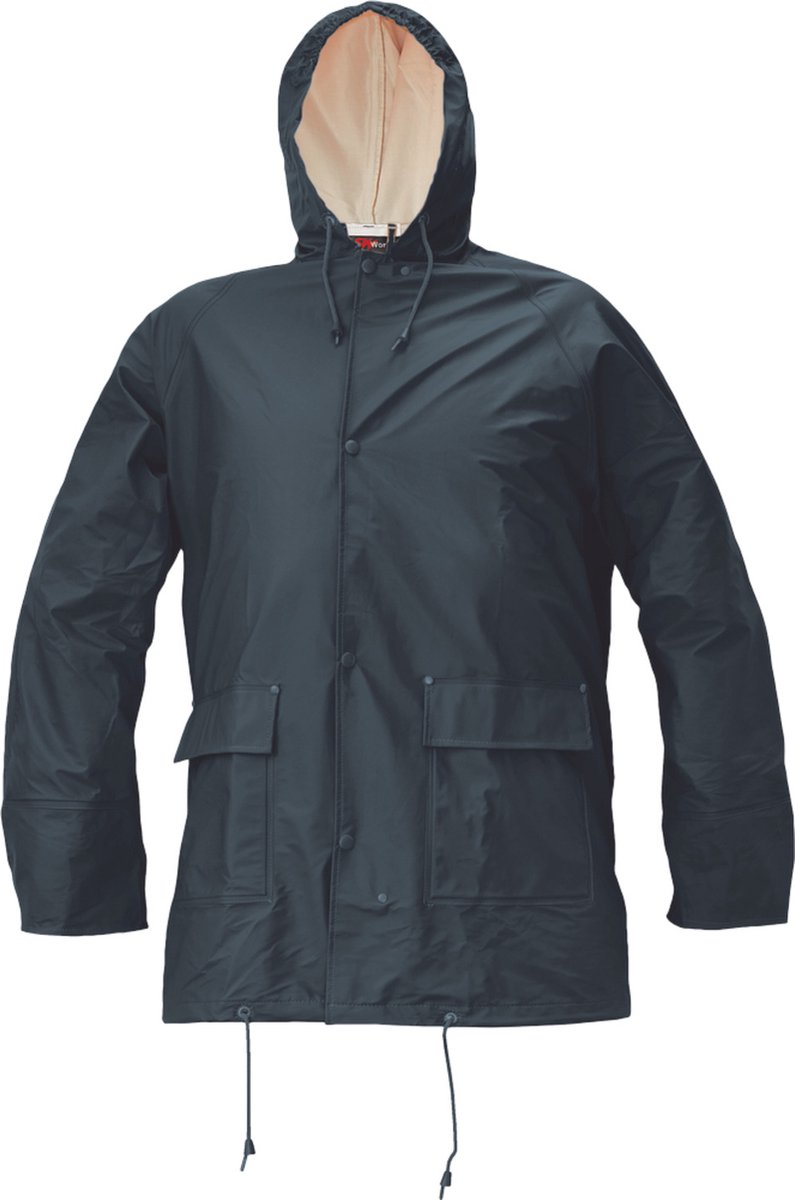 Regenjas SafeWorker Palau pu-flex, blauw, maat L