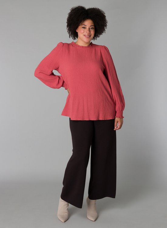 YESTA Sabine Tops - Brick Red - maat X-0(44)