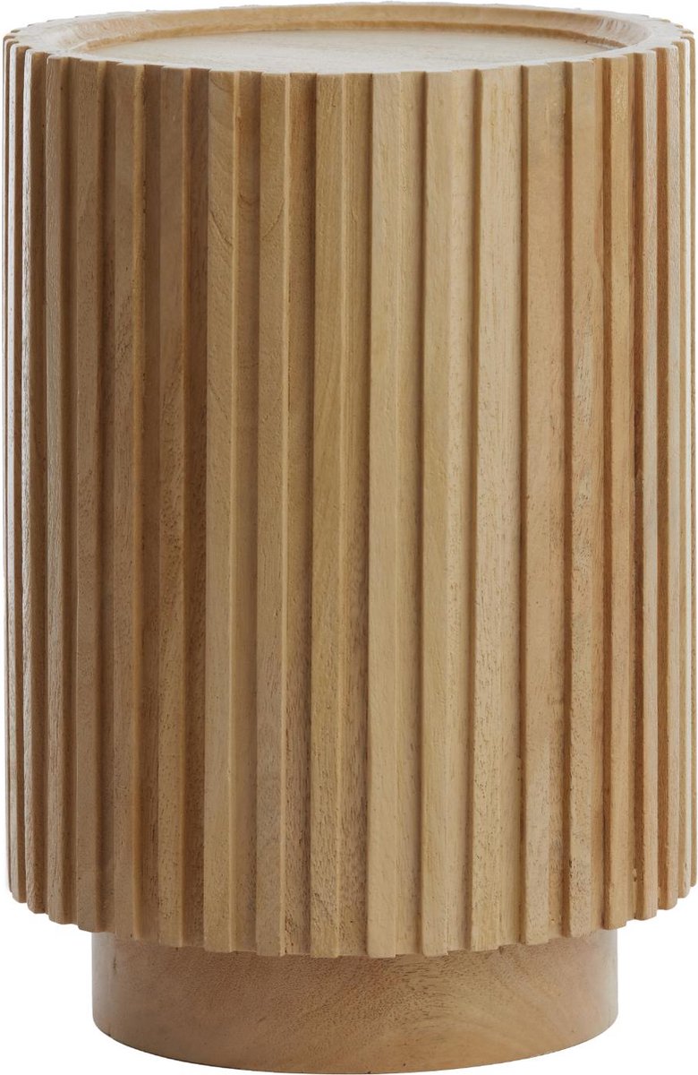 Bijzettafel Kiyose - Naturel - Ø33cm - Modern