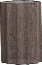 Light & Living Abat-jour cylindrique Disli - Marron foncé - Ø24cm
