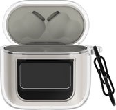 kwmobile Earphones Case for JBL Tour Pro 2 Case - Clear TPU Silicone Earbuds Cover - Transparent