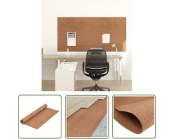 The Living Store Kurkrol Vloerisolatie - 100 x 1000 cm - Geluiddempend - Warmte-isolerend