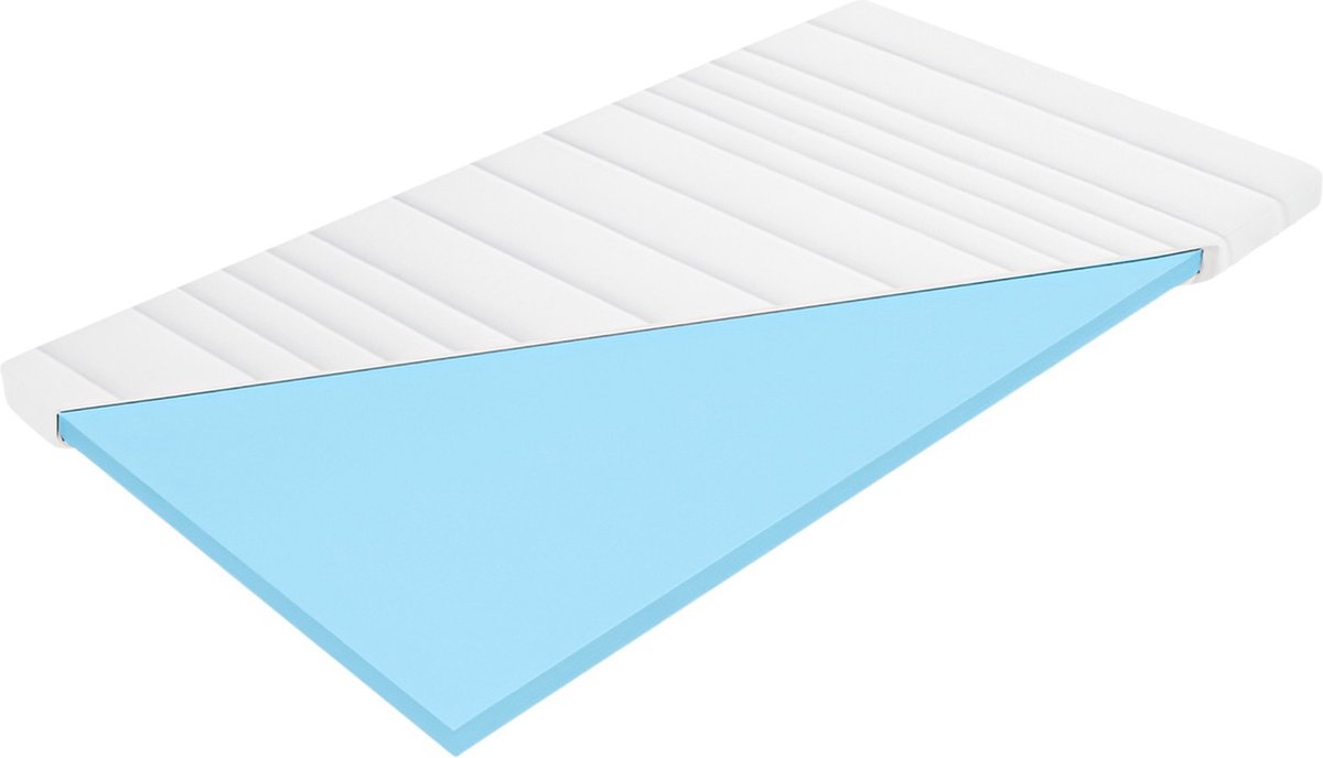 Densi - Topper - Topdek Matras - 90x200 - 9cm dik - Koudschuim - Afritsbare hoes - Premium hotelkwaliteit
