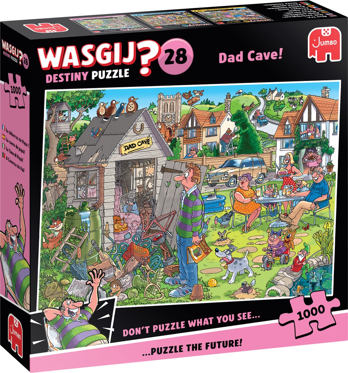 Wasgij Destiny 28 - De mancave van pa! - 1000 stukjes puzzel - Legpuzzel