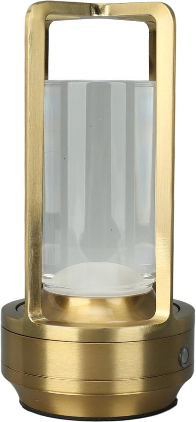 Paddestoel tafellamp, LED oplaadbare tafellamp draadloze dimbare 3