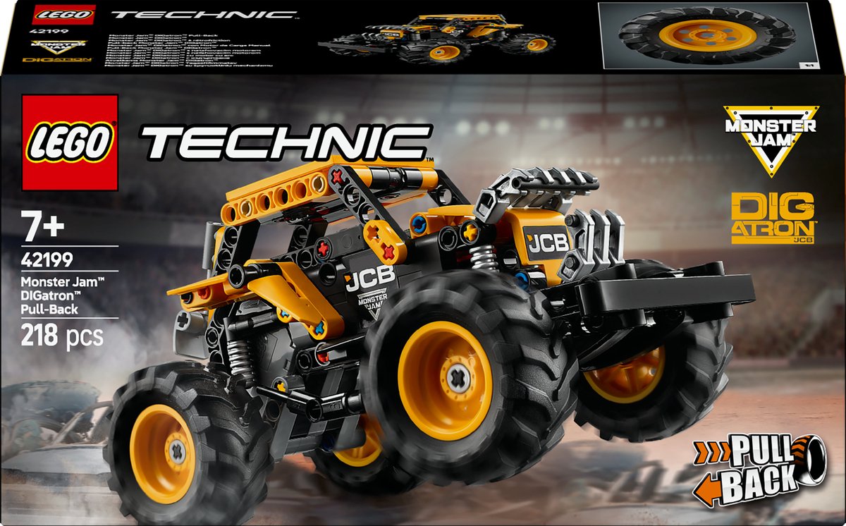 LEGO Technic Monster Jam DIGatron pullback truck  42199