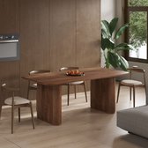 Tafel 'Jean' 200 cm Deens Ovaal Mango Hout Lichtbruin