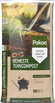 Pokon Bio Bemeste Tuincompost - 20l - Bodemverbeteraar - Geschikt voor ophoging en aanplanten - Turfvrij