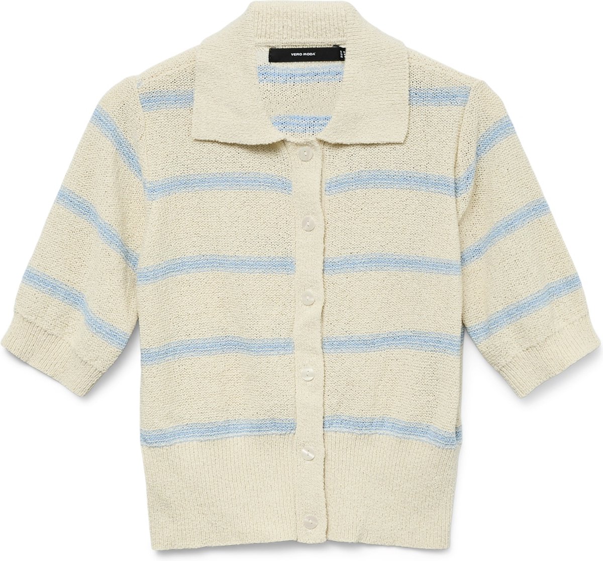 VERO MODA - VMCHERRY 2/4 POLONECK PULLOVER GA - Dames - Gebreide truien