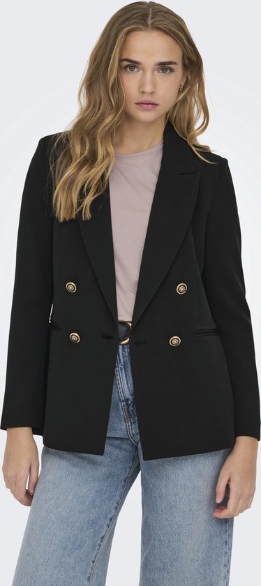 Blazer Femme ONLY Onlastrid Life – Manches Longues, Coupe Normale, Bleu Nuit, Taille 40