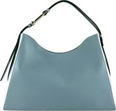 FURLA Leren Schoudertas Nuvola Hobo Nuvola Lichtblauw