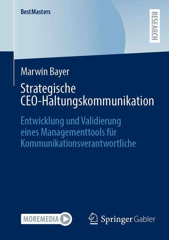 Business and Economics (German Language) - Strategische CEO- ... - cover