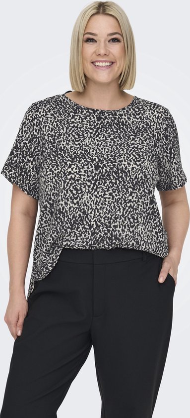 ONLY CARMAKOMA - CARVICA LIFE SS TOP WVN NOOS - Dames - Blouses