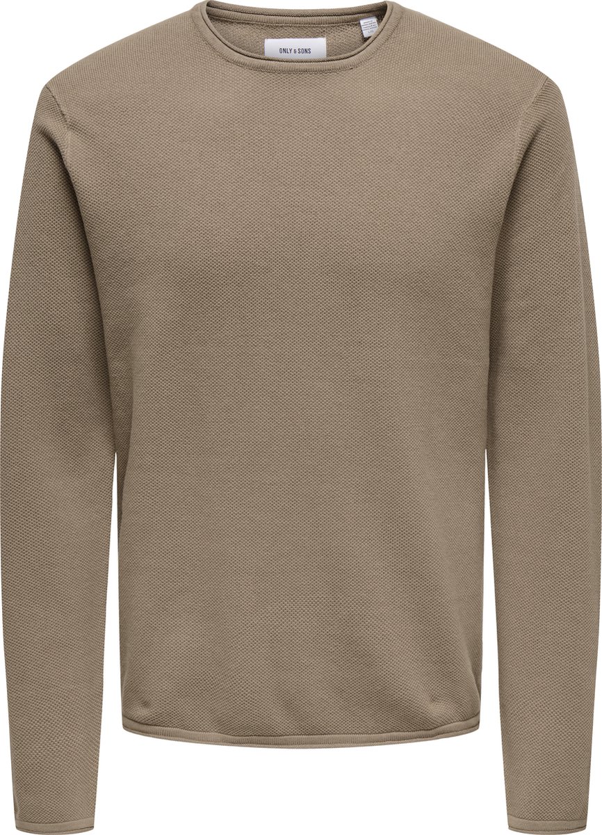 Only & Sons Felix Reg 12 Trui Heren Sweater Desert Taupe
