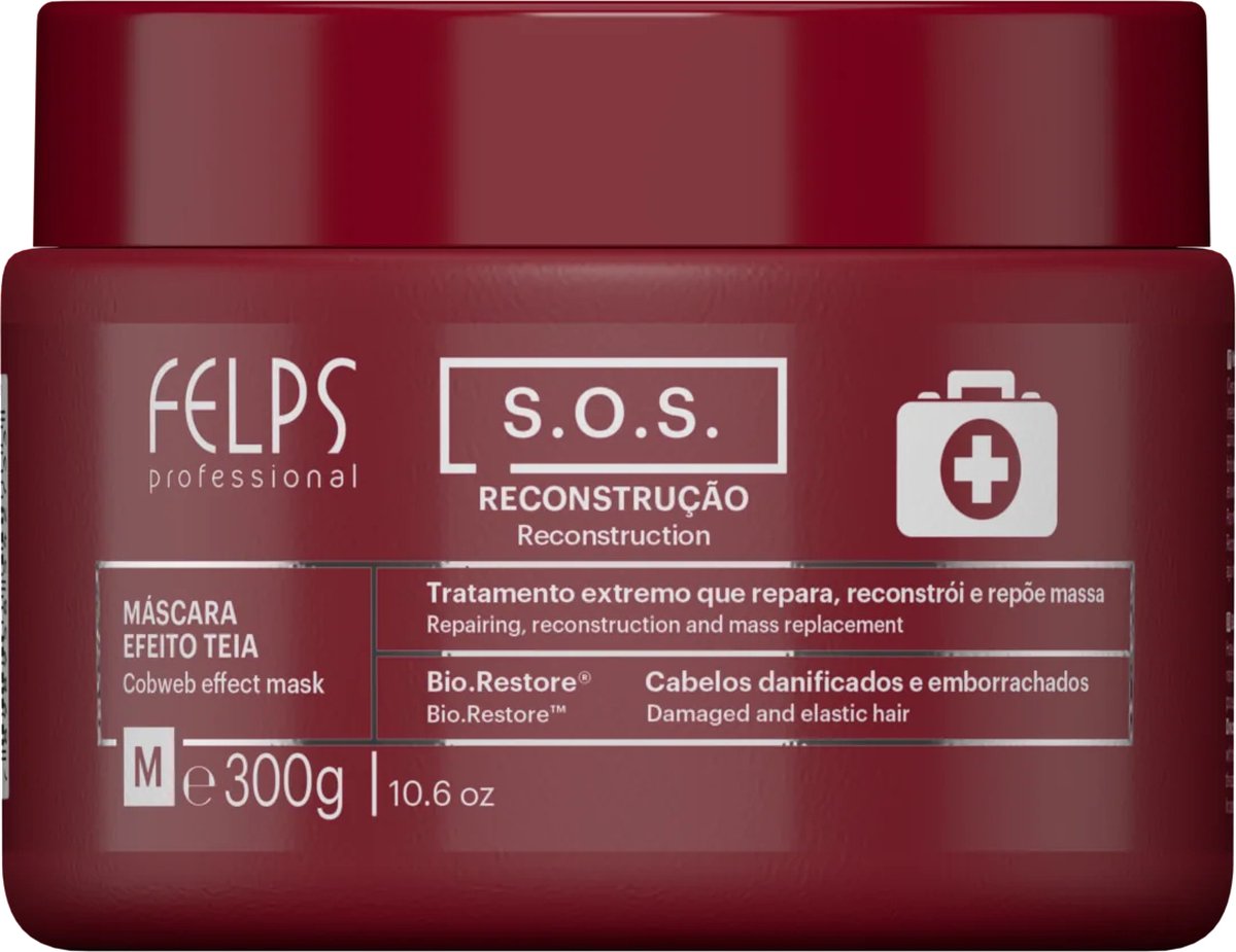 Felps Professional | S.O.S. Recovery Mask | Reconstruction Hair Mask | 300 gr