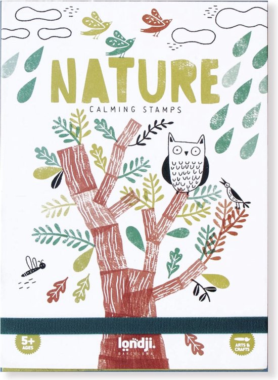Londji - Tampons Nature Calmants - Timbres Nature - Boite à timbres