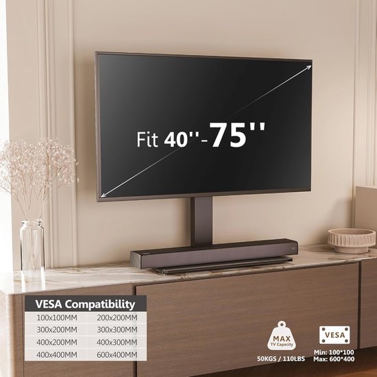 Universele tv voet | Full motion draaibare tv standaard | Kies en bestel uit groot assortiment Universele tv voet | Full motion draaibare tv standaard | Kies en bestel uit groot assortiment
