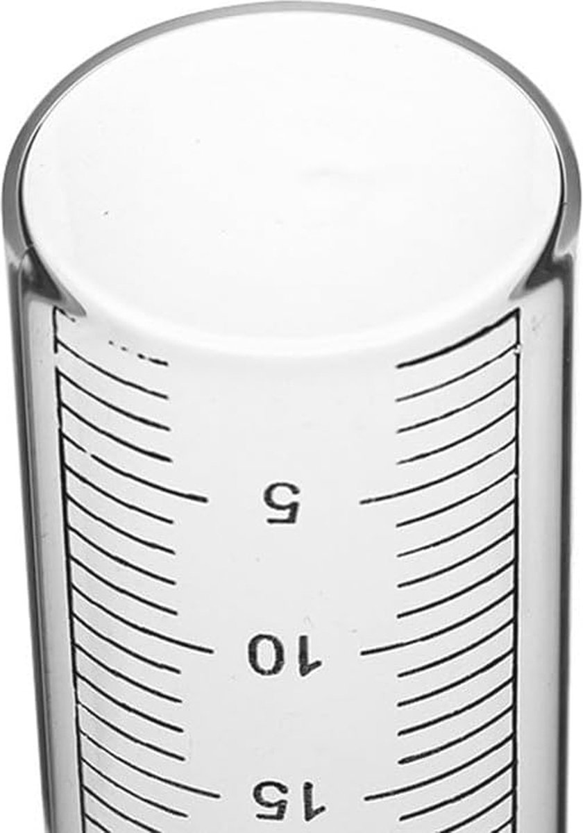 Regenmeter, 2 stuks vervangend glas voor regenmeter