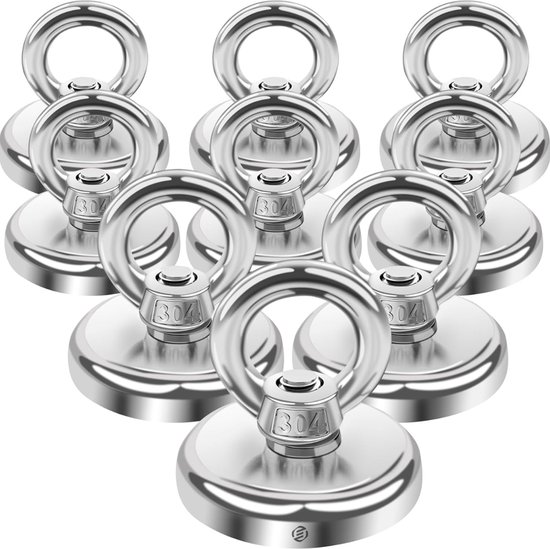 Sterke neodymium vismagneet 110 KG | grote & sterke magneet