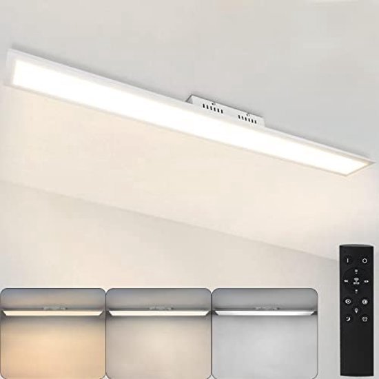 BRILONER - Deckenlampe LED, Bürodeckenlampe LED Panel dimmbar