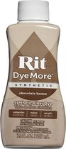Rit Dyemore Chocolate Brown - Voor synthetische stoffen - Rit