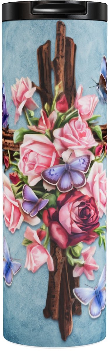 Flower Cross - Thermosbeker 500