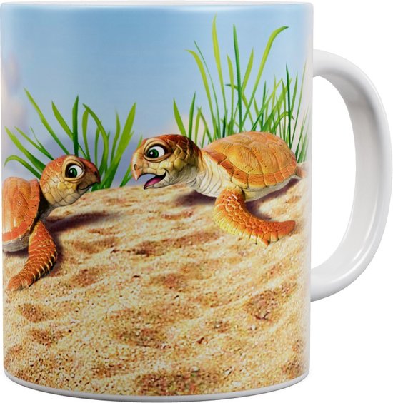 Tortue Bébé Tortues - Mug 440 ml