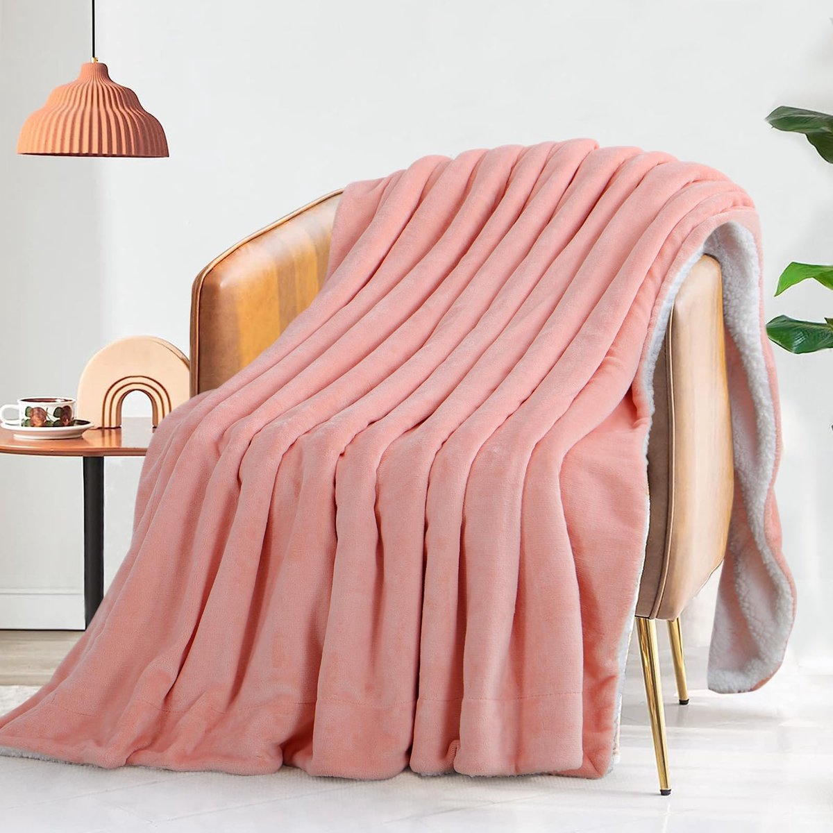 Goodivery ® Extra Warme Knuffeldeken voor Winterse Gezelligheid en Comfort in Roze 150 x 200 cm