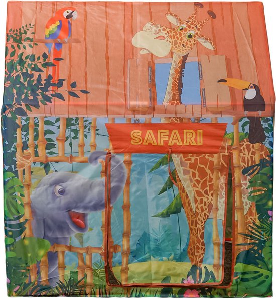 Speelgoedtopdeals - Speeltent safari rechthoek - 95x70x105cm van Speelgoedtopdeals — afbeelding 3