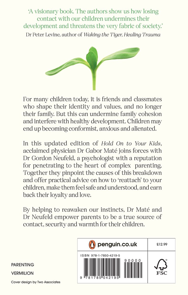 Hold on to Your Kids - back cover