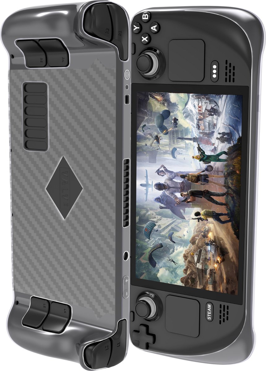 Hoesje voor Valve STEAM DECK backcover Shockproof siliconen Transparant