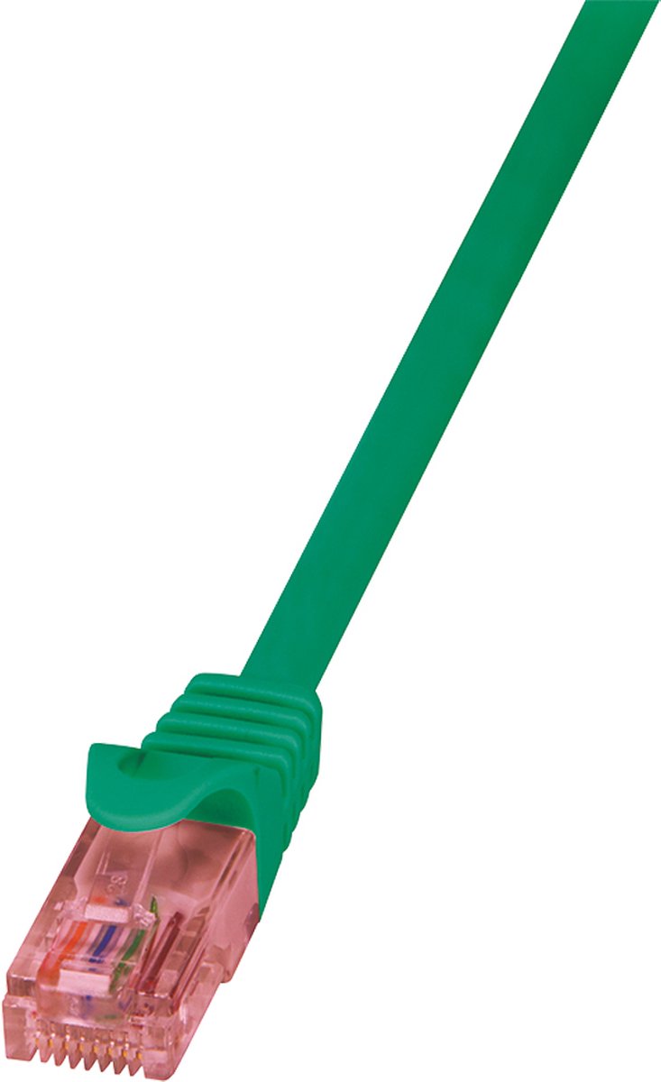 LogiLink 0.25m Cat.6 U/UTP netwerkkabel Groen 0,25 m Cat6 U/UTP (UTP)