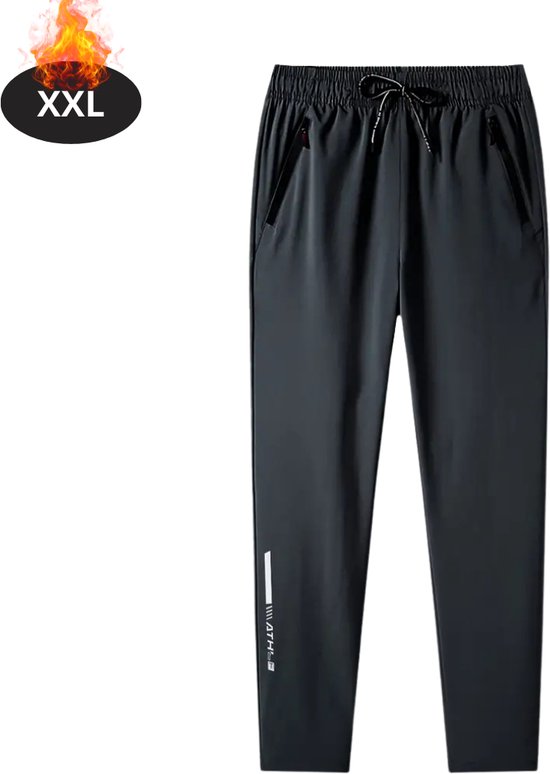 Nivard Trainingsbroek Heren - Sportbroek - Trainingsbroek Lang - Trainingspak - Sportkleding - Grijs - XXL