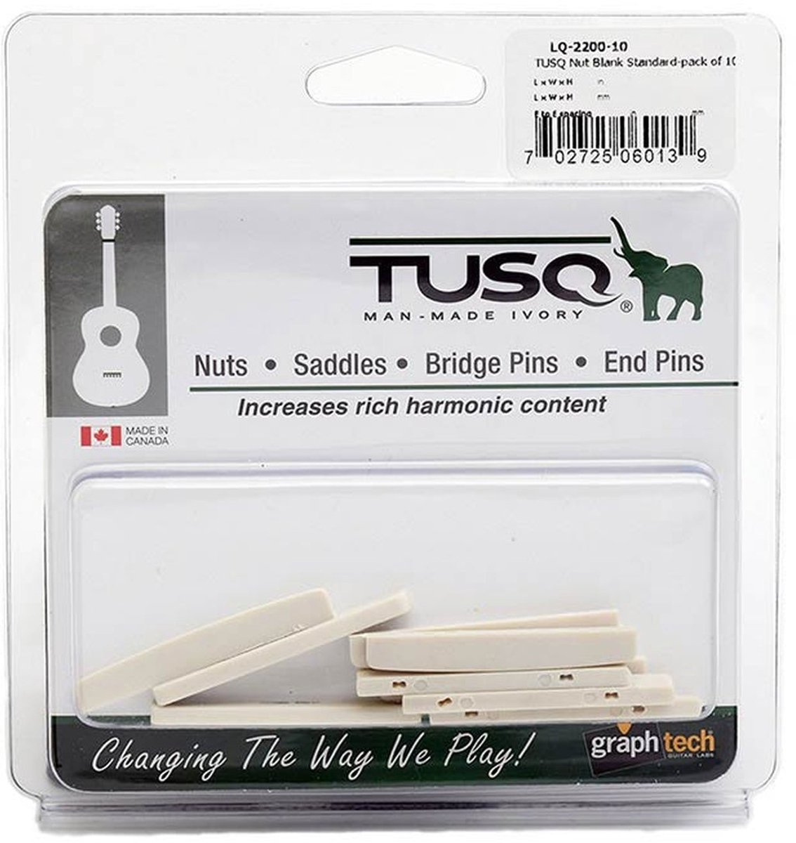 Graph Tech LQ-2200-10 TUSQ® Topkammen 10-pack voor Strat®-stijl Gitaren